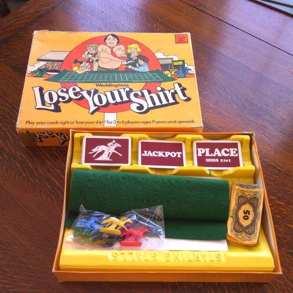 Lose Your Shirt vintage Waddingtons Games 1976 horse racing board game family - Picture 5 of 16